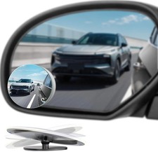 Blind Spot Mirrors 2 Pack, Frameless Side Mirror Blindspot Convex HD Glass Car A