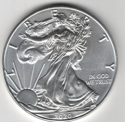 2020 WALKING LIBERTY AMERICAN EAGLE .999 FINE SILVER DOLLAR COIN 1oz. $1 USA