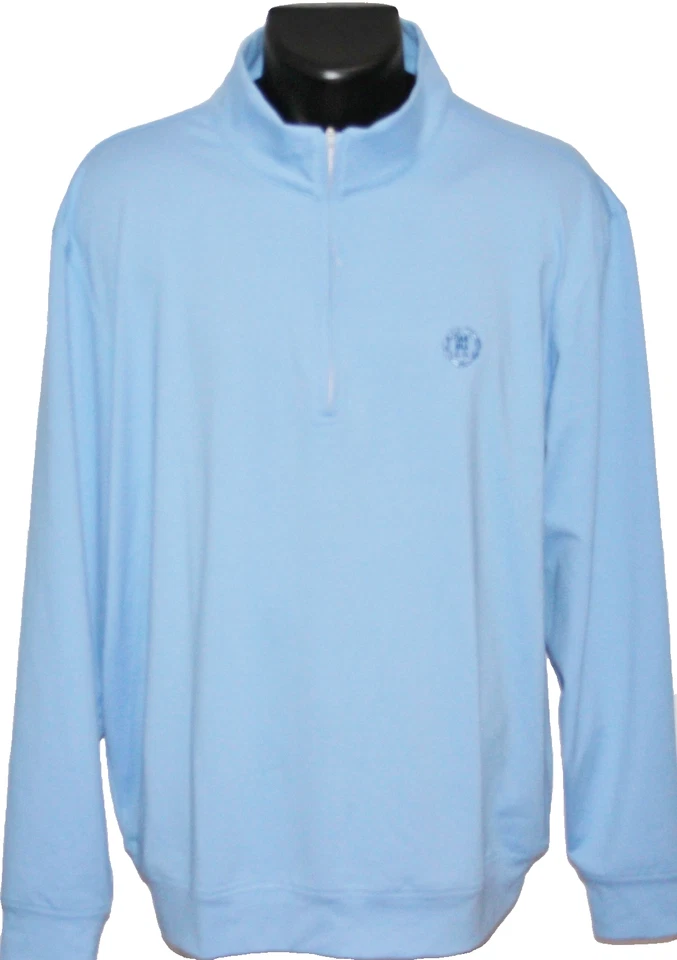 Hermoso Pullover OAK HILL CC Donald Ross Rendimiento Ligero Azul Claro Lg Foto 3 de 4