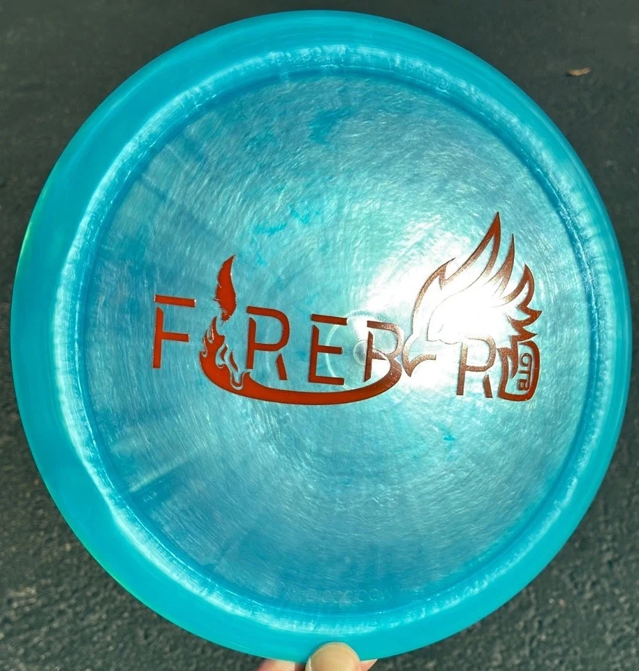 Disco especial plano y firme de golf Innova Champion Firebird rígido nacarado FAF Foto 3 de 4