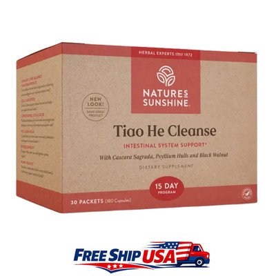 Nature's Sunshine Tiao He Cleanse Dietary Supplement - 30 Packets - EXP: 2027