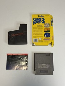 Super Mario Bros 3 NES con scatola Nintendo originale testato NON CIB