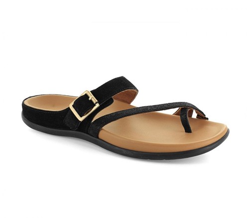 Sandale femme Strive Nusa II velours noir - 23080AJ