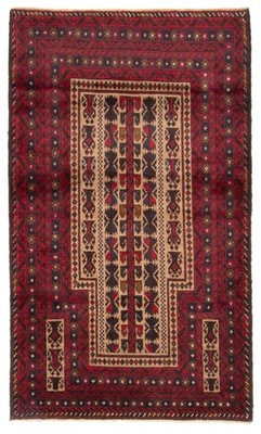 Traditional Vintage Hand-Knotted Area Rug 2'11'' x 4'11'' Oriental Wool Carpet
