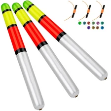 QualyQualy Fishing Floats, Weighted Catfish Pole Floats/LED Fsihing Bobber, 3...