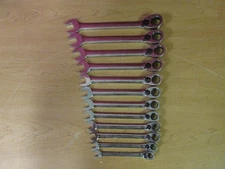 Blue-Point BOERM712 Metric 12pc Ratcheting Combination Wrench Set 8-19mm