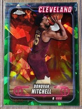 Topps 2024-25 Chrome Sapphire Donovan Mitchell Green #69 Numbered /99