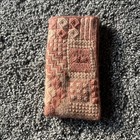 Vintage Handmade Needlepoint Eyeglass Case Geometric Designs Glasses Holder — photo 3