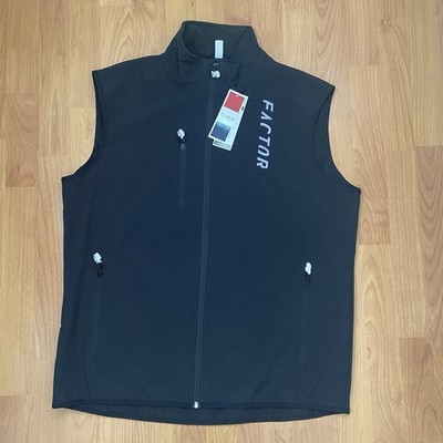 NWT Factor Bikes Logo Clique Classic Softshell Vest Full Zip Men s XL