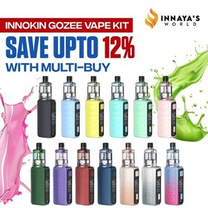 Innokin Gozee Vape Kit 2100mAh 60W 2ml Go Z Tank Replacement Coils - UK  DISPATCH