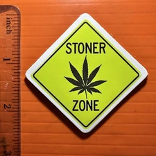 Stoner Zone Sticker Weed Cannabis Marijuana