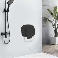 Folding Shower Seat Bench, Wall Mounted Seat, Foldable Shower Seat