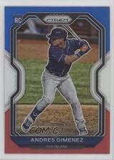 2021 Panini Prizm Tier II Red White & Blue Prizm Andres Gimenez #120 13dz