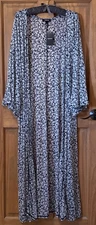 TORRID KIMONO DUSTER MESH RUFFLE SLEEVE KIMONO 6 6X 6XL 30 NEW