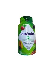 vitafusion Vitamin D3 Gummies 150 Count Berry  Peach Bone Muscle Immune Health