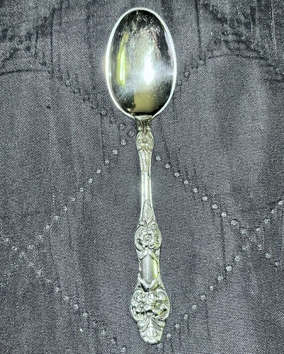 Vintage TH Marthinsen Norwegen versilbert 4" Demitasse Salzlöffel - Bild 1 von 4