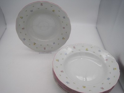 MZ Czechoslovakia - Moritz Zdekauer - KUCHENTELLER - 6 Stück - Ø 19,0 cm
