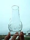 Vintage Federal Glass Clear Hurricane Candle Fairy Lamp Globe Replacement 5"