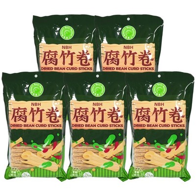 NBH Dried Bean Curd Sticks Tofuhaut 5x300g Soy bean Roll Tofurolle getrocknet