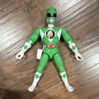 Bandai Power Rangers Green Ranger Action Figure 1993 Vintage Plastic Green/White