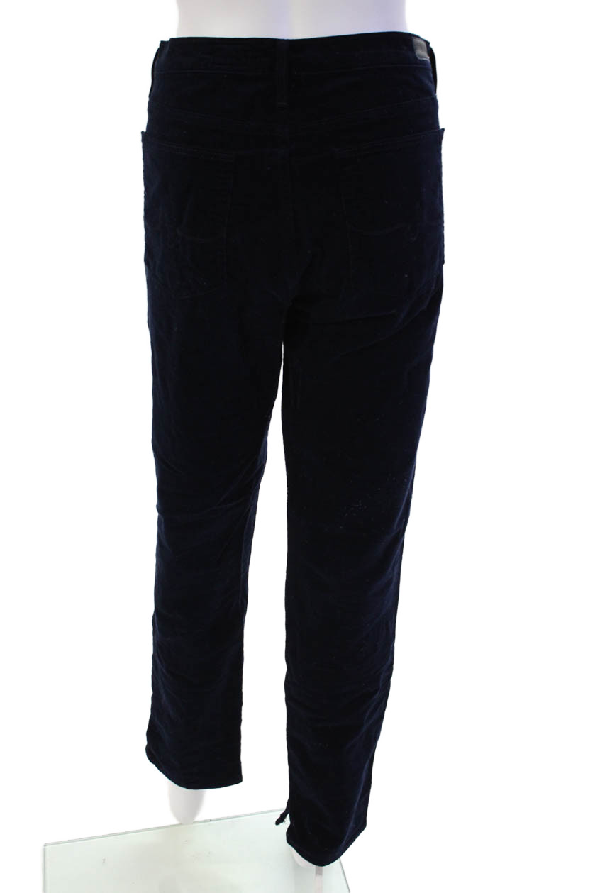 AG Adriano Goldschmied Womens Cotton Corduroy Slim Fit Jeans Blue Size 32 thumbnail 3