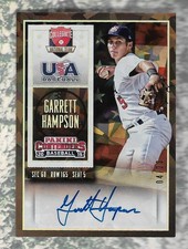 GARRETT HAMPSON 2015 PANINI CONTENDERS CRACKED ICE AUTOGRAPH AUTO CARD #'D /23