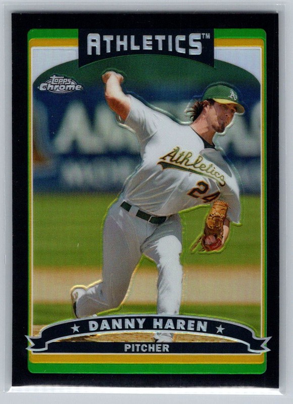 2006 Topps Chrome Black Refractors #194 Danny Haren /549