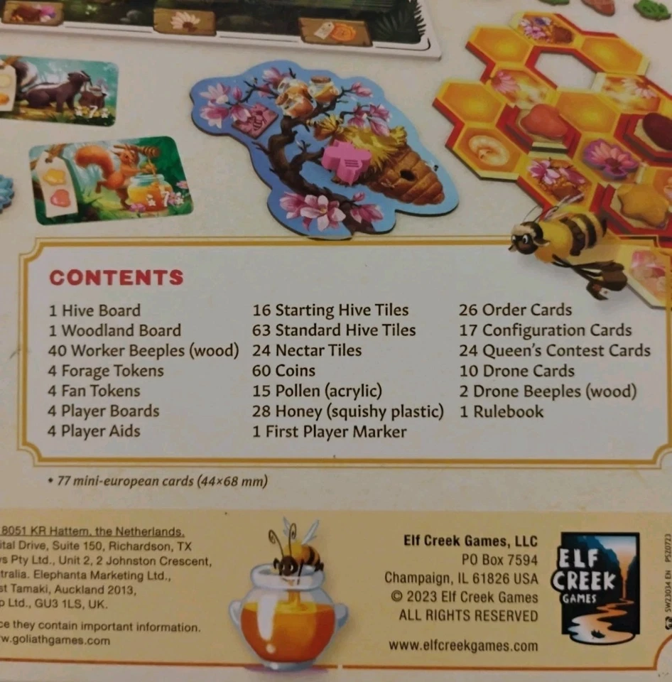 Goliath Honey Buzz 100% Organic Strategy Board Game Age 10+ Players 1 to 4 NEW - Image 3 of 4