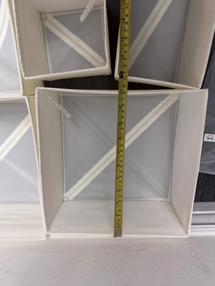 IKEA KOMPLEMENT 16635 Cajón Insertos Blanco Crema 6 Compartimentos Foto 3 de 4