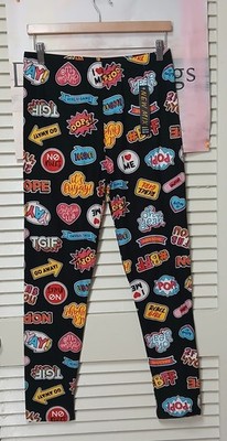 Women's Leggings Plus Size 14-22 Nwt Emojis