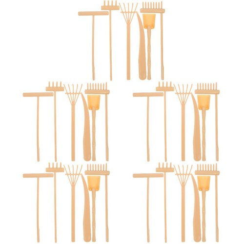  5 sztuk Zen Narzędzia ogrodowe Zen Zestaw grabie ogrodowych Narzędzia ogrodowe Piaskownica do - Zdjęcie 4 z 12