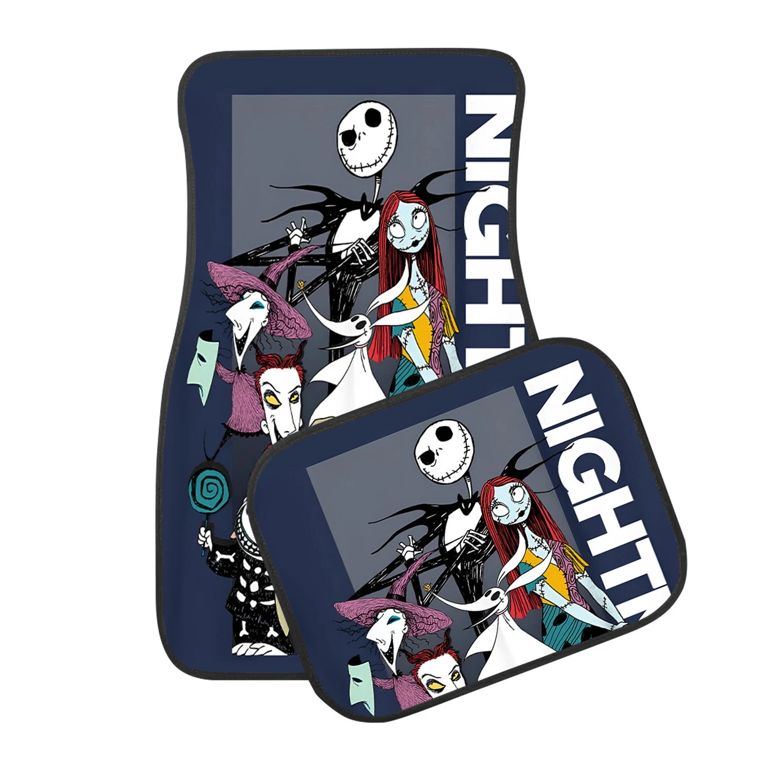 Nightmare Before Christmas Car Floor Mats, Disney Auto Accessories