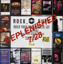 ALL GREATEST HITS BUILD YOUR LOT CASSETTE TAP...