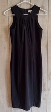 Calvin Klein Sheath Black Sleeveless Dress Sz4