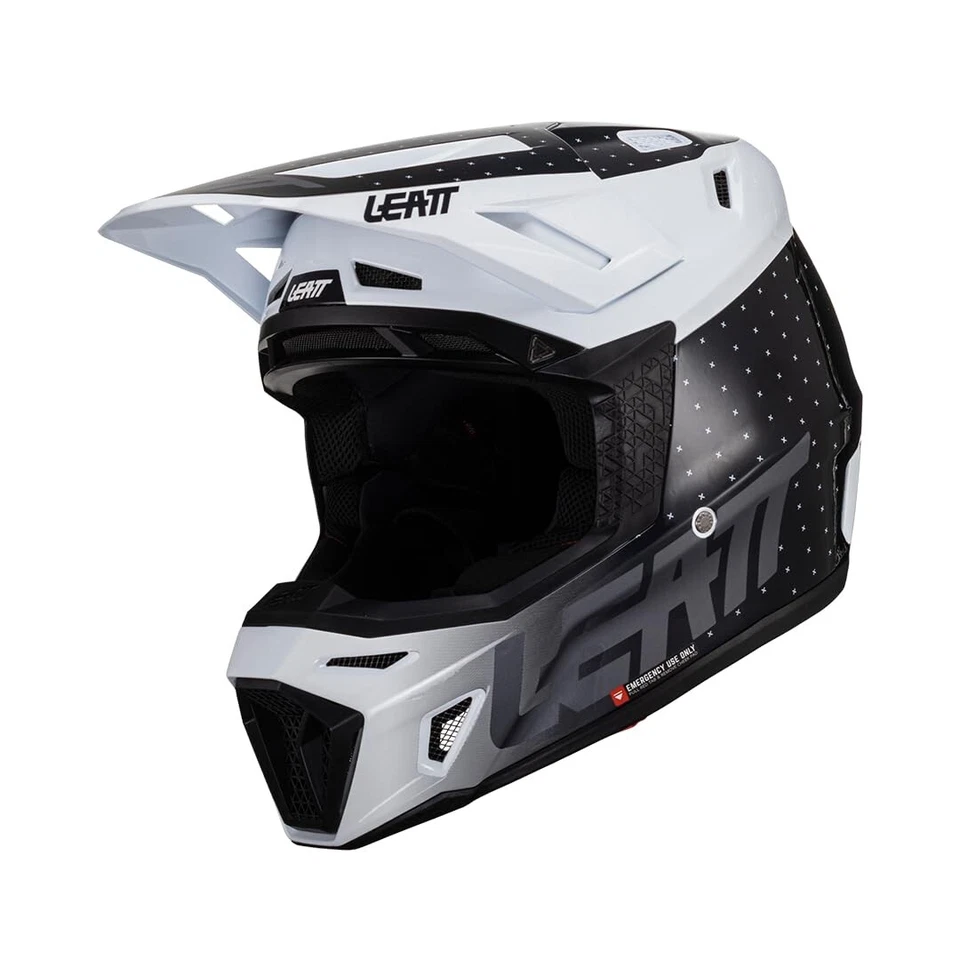 Kit Casco Leatt Moto 8.5 V24 con 5.5 Gafas Negro/Blanco Talla Pequeña - 1024060101 Foto 3 de 4