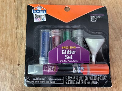 Elmers Boardmate Precision Glitter Set  New/Sealed