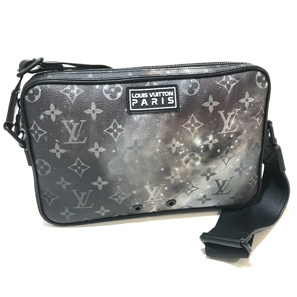 Black Louis Vuitton Monogram Galaxy Alpha Messenger Crossbody Bag