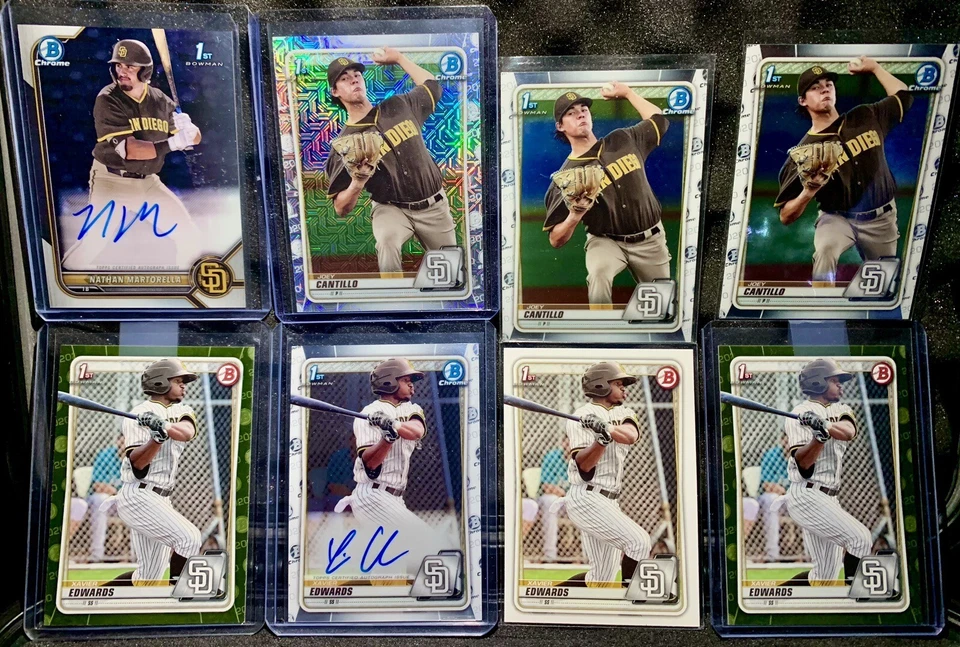 🔥⚾️ NATHAN MARTORELLA Rookie Auto 1st Bowman LESKO RPA /10 CANTILLO /299 GORE - Image 2 of 4