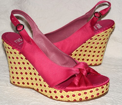 $220 Ras Fucsia Rosa Satanás Plataforma Puntera Abierta Zapatos Sandalias  Tacones De Mimbre | eBay