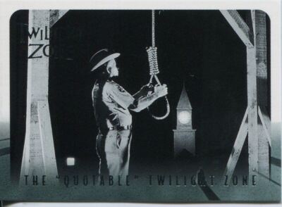 Twilight Zone Serie 4 S&S Zitatkarte Twilight Zone Verfolgungsjagd Q2