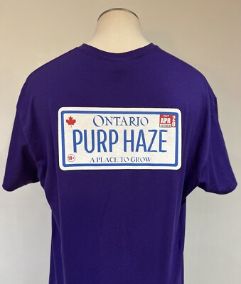 canna.apparel  Purple Haze  Unisex T-shirt (L)(BNWT)
