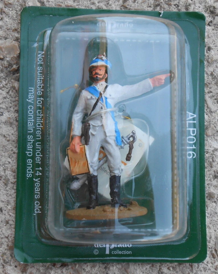 DELPRADO SOLDATINI ALPINO UFFICIALE ALPINO IN AFRICA 1887 DEL PRADO N 16