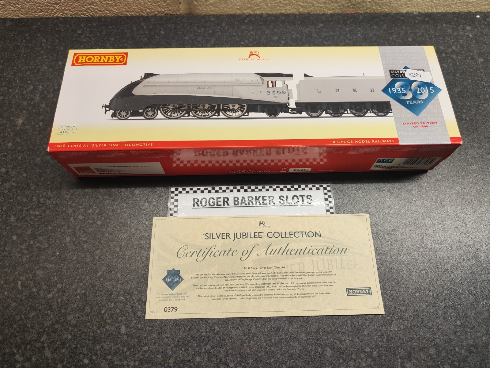 Hornby R3306 LNER 2509 Class A4 Silver Link Jubilee Locomotive for sale ...