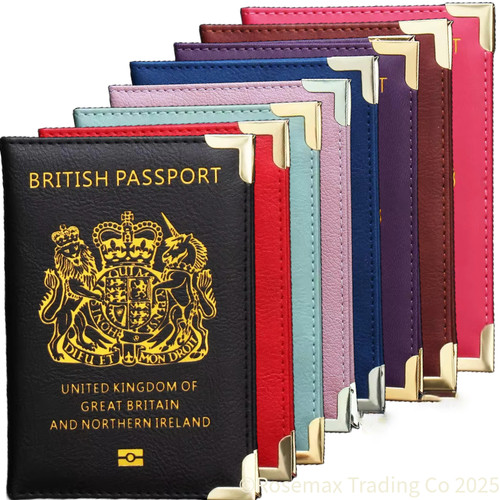 British Passport cover New British Passport Holder Travel Case Protector