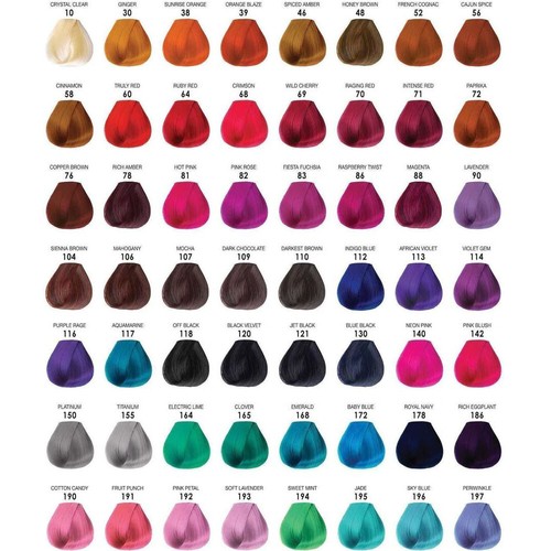 Adore Semi Permanent Hair Color Dye Shades Creams New 118ml *Authentic 64 Colors - Picture 2 of 66