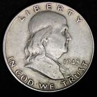 1948 Fine / Vf Silver Franklin Half Dollar Nice Original Coin Free Shipping
