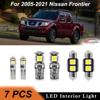 7pcs White LED Interior Light Kit For 2006-2010 Mazda 5 - Super Bright 6000K Bulbs For Map, Dome, Trunk, License Plate Lights