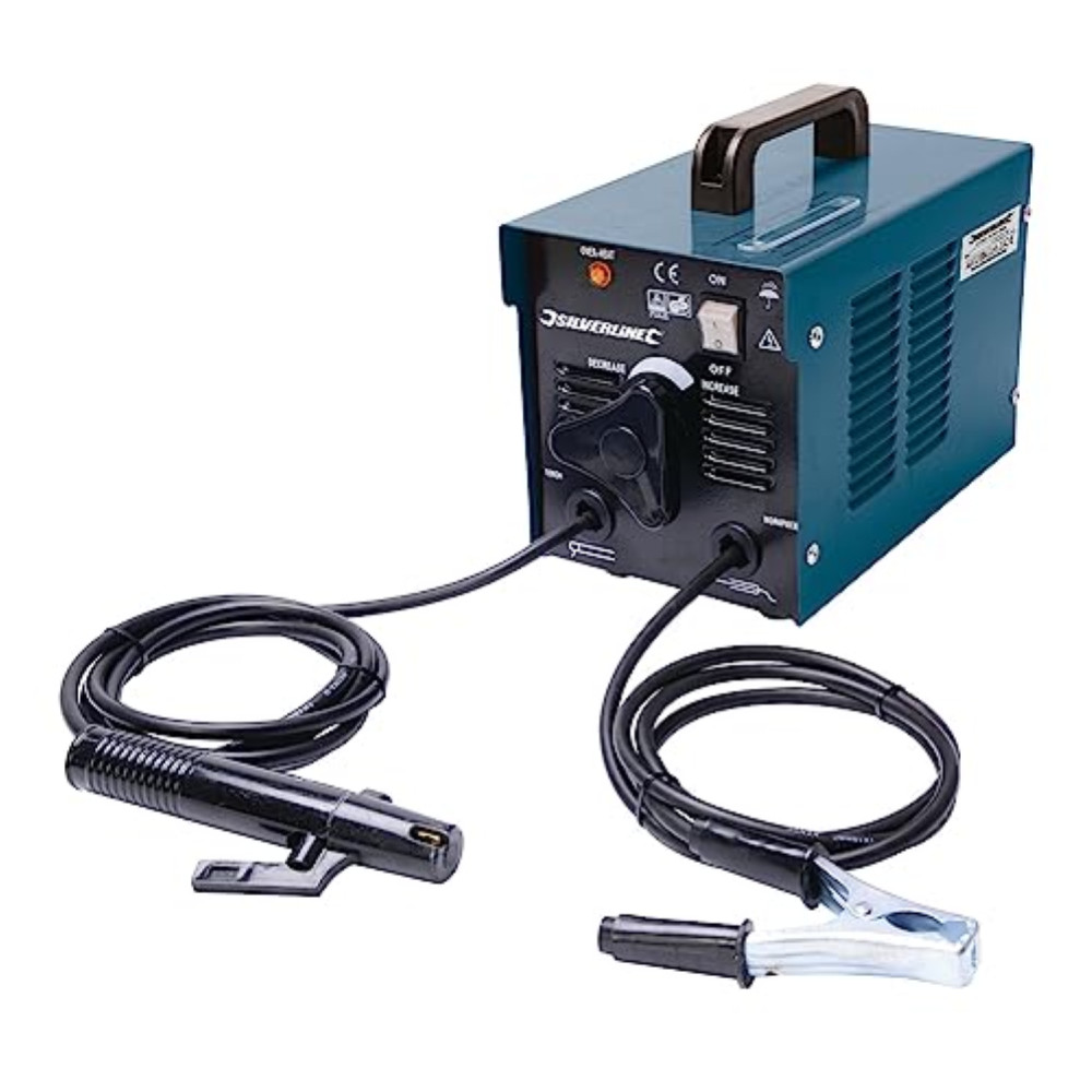 Saldatrice Silverline 677293 100A | Ideale per Riparazioni Casa e Giardino