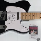 THE NATIONAL SIGNED BLACK ELECTRIC GUITAR MATT BERNINGER ALL 5 JSA COA — photo 2