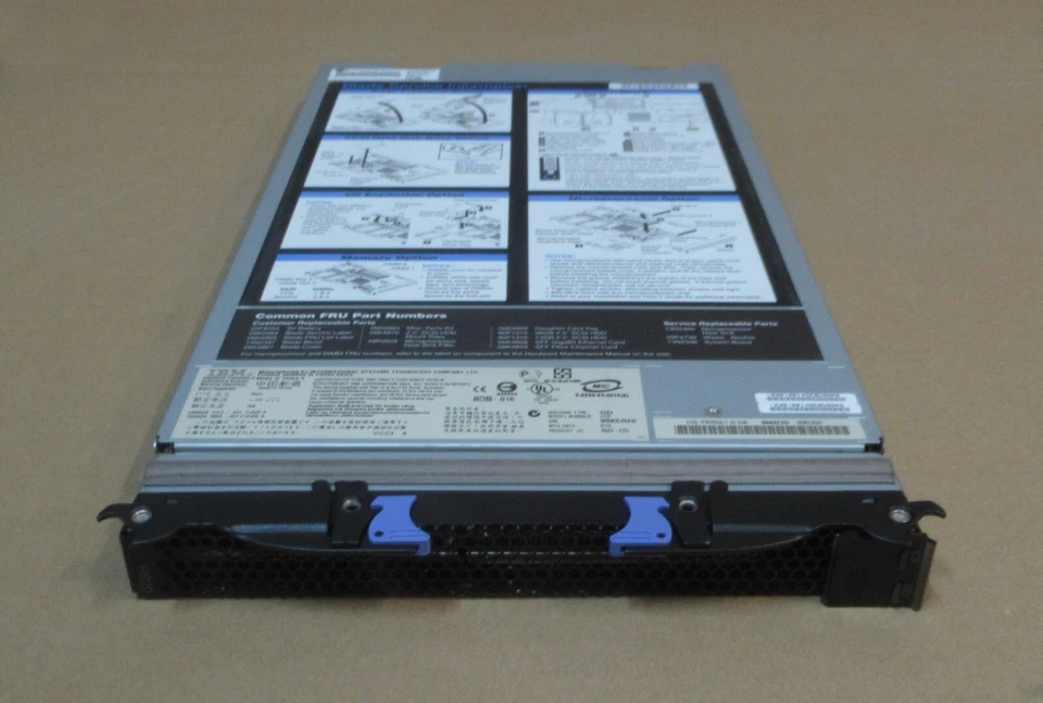 IBM HS20 Blade Server 8843-L1Y 2x Intel Xeon SL8RW 2.80GHz 1GB Ram 2x 2.5" Bays - Image 3 of 4